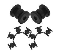 CALLARON Bolas Amortiguadoras Amortiguador de Vibración de Silicona 10 Piezas para Dron Negro, Compatibilidad, para Soporte de Gimbal y Cuadricóptero RC, Fotografía Aérea y Mapeo