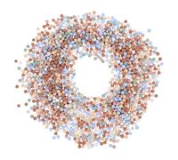 CALLARON Bolas de Cerámica para Jardinería 1 Kg, Guijarros de Arcilla Coloridos para Suelo y Cultivo, Piedra de Ceramsita para Orquídeas, Hidroponía y Decoración de Jardín Exterior