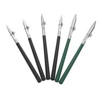 CALLARON Bolígrafos para Dibujar Líneas Finas Ajustables, 6 Piezas (2 Pequeño 117, 2 Mediano 118, 2 Grande 119), Plástico y Acero Inoxidable, Color Verde, Herramienta Profesional