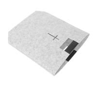 CALLARON Bolsa de Fieltro Blanco Biblia Gran Capacidad y Diseño Único, Resistente y Conveniente para Compras, Trabajo y Escuela