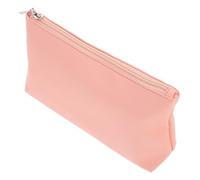 CALLARON Bolsa Organizadora para Brochas De Maquillaje y Monedero Flexible PU, Diseño Compacto Mediano, Color Rosa, Portátil para Mujer, Adecuado para Viajes y Uso Diario, Tamaño Medio