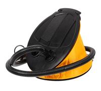 CALLARON Bomba de Pie Portátil para Celebración Verano, Hinchador de 3l en Plástico Negro, Fácil de Guardar y Uso Libre para Bote Inflable y Cama Inflable