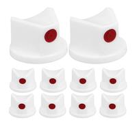 CALLARON Boquillas de Plástico para Pintura en Aerosol, 10 Unidades de Color Claro, Boquilla Botón Resistente y Pulverización Manual, Accesorios para Latas de Aerosol, Uso en Graffiti