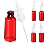 CALLARON Botellas De Spray Vacías De 30 Ml Transparentes Pet Pequeñas Pack De 5 Piezas Para Uso Médico y Viaje Pulverizador Nasal De Niebla Fina