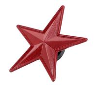 CALLARON Broche De Pentagrama Pines Del Botón De Recompensa Broche De Estrella Alfiler Broche De La Vendimia Pendientes Broche Kit De Crochet Francés Broche De Aleación De Zinc Rojo