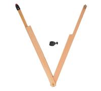 CALLARON Brújula Herramienta Versátil de Dibujo Técnico de Madera Multifuncional para Pizarra para Profesores y en Aula y Exteriores