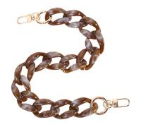 CALLARON Cadena para Bolso de Acrílico Desmontable 45 Cm, Correa Repuesto Color Café, Cadena Gruesa DIY para Bolsos de Mano y Bandolera, Accesorio Durable para Fabricación de Carteras