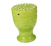 CALLARON Caja De Moxa De Cerámica Portátil Doble Capa Aislamiento Térmico, Diseño Ergonómico Para Masajes y Terapia De Raspado, Taza De Moxibustión Ligera Para Uso Diario Saludable