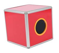 CALLARON Caja de Rifa Cúbica 40x40x40 Cm, Urna de Votación Opaca Multifunción, Material Aleación Acrílico y Aluminio, para Reuniones y Sorteos, Caja de Lotería Resistente y Portátil