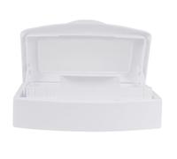 CALLARON Caja Esterilizadora Tapa Transparente para Herramientas de Manicura Estuche de Plástico Duradero para Profesional y Personal Limpieza Diaria de Herramientas 1