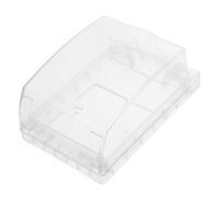 CALLARON Caja para Enchufe Tipo 86, Cubierta de Enchufe de Abs Resistente, Protección Antisalpicaduras para Exteriores, Tapa Elevadora Alargada para Uso en Hogar y Jardín