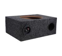CALLARON Caja para Subwoofer de Coche de 10 Pulgadas, Carcasa Delgada de Madera para Altavoz de Vehículo, Caja Vacía para Sistema de Audio Automotriz, Diseño Compacto para Mejora de Graves