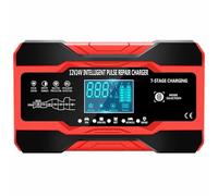 CALLARON Cargador de Batería para Coche 12v 24v Función Inteligente de Reparación de Pulso, Portátil y Resistente al Fuego, Material Abs y Cobre para Uso Exterior