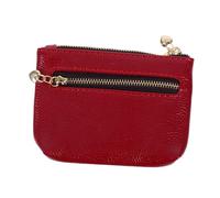 CALLARON Cartera De Mujer Pequeña De Piel Sintética con Cremallera Monedero para Guardar Monedas Tarjetas y Carnet De Conducir para Fiestas y Viajes