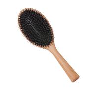 CALLARON Cepillo De Cojín De Aire Para Mujer Peine Portátil De Madera Pelaje De Cerdo Herramienta De Corte Antiestática Para Desenredar El Cabello Para Rizos y Cabello