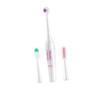 CALLARON Cepillo De Dientes Eléctrico Con Cabezales De Recambio Suaves Para Adultos y Niño Niña Kit Portátil y Ligero Compatible Con Batería Aa Cuidado Bucal Completo