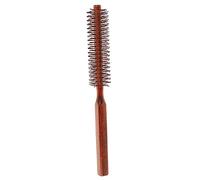 CALLARON Cepillo Pequeño Rizador De Madera Para Cabello Rizado y Flequillo Peine Moldeador Antiestático Con Mango Ergonómico Para Hombres y Mujeres Para Peinados y Secado Con Secador