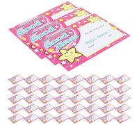 CALLARON Certificados de Premio para A6, 100 Hojas Papel Grueso Colorido, Certificados de Logro y Finalización en Inglés, Ideales para Motivar Estudiantes y Material Escolar Educativo