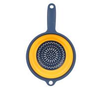 CALLARON Cesta para Desagüe de Frutas y Verduras de Pp Azul, Colador Fácil de Lavar y Drenar Adecuado para Limpieza en Cocina, 1 Pieza Varios estilos