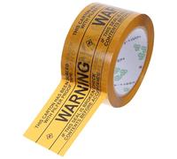 CALLARON Cinta de Embalaje Adhesiva Amarilla de 1 Rollo para Sellado y Balizamiento, Material Opp, Fácil de Aplicar, Adecuado para Sellar Sobres Creativos y Embalaje Seguro