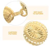CALLARON Cinturón de Cadena Metálico Dorado para Mujer Estilo Western Bohemio Tamaño Ajustable Accesorio Brillante para Conciertos Eventos Campestres y Atuendos Vintage