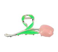 CALLARON Clip de flor de tulipán Horquilla abrazaderas de cabello Accesorios para el cabello de las chicas pinza de pelo de flor de tulipán Pinzas para el cabello para mujer Metal rosa