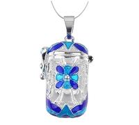 CALLARON Colgante De Aromaterapia Diy Soporte Difusor De Aceite Esencial Collar Colgante Para Perfume Estuche De Bolas De Perfume