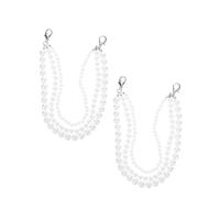 CALLARON Collar De Zapatos De Perlas Cadenas Para Zapatos Perlas Decoración Para Joyería Para Cadena Para Para Zapatillas Deportivas