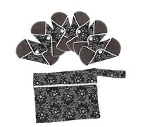 CALLARON Compresas De Tela Reutilizables Para Menstruación Juego 6 Unidades Broches Diseño Antifugas Bolsa Incluida Para Uso Diario Ecológico Para Mujeres