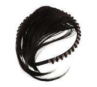 CALLARON Con Diadema y Flequillo Para Mujer Postizo Sintético Realista Para Cubrir El Cabello La y Parte Superior Cabeza Color