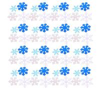 CALLARON Confeti de Boda 700 Piezas Copos de Nieve Decorativos Navideños en Plástico Seguro, Mezcla de Colores, para Fiestas, Mesas y Celebraciones