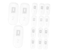 CALLARON Consejos Para Practicar Uñas 100 Unidades Tamaño Estándar Transparentes Para Exhibición De Esmalte y Práctica De Nail Art Para Profesionales y Estudiantes