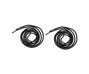CALLARON Cordones de Poliéster para Zapatos Casuales Accesorios Decorativos Planos Negros Diseño Único y Fácil de Insertar para Zapatillas y Calzado Deportivo