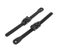 CALLARON Correas Ajustables para Patines en Línea de Nylon Negro con Hebilla Rápida, Tornillos y Tuercas para Instalación DIY, Paquete de 2 Juegos para Hombres y Mujeres