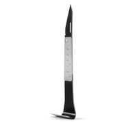 CALLARON Cortador de Corteza de Árbol de Acero Inoxidable, Herramienta Manual para Descortezar Melocotoneros, Raspador para Árboles Frutales, Uso en Jardinería y Cuidado del Huerto, 1