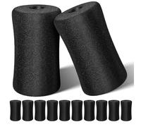 CALLARON Cubierta de Espuma para Tubo de Máquina de Ejercicio, 12 Piezas, Rodillo de Esponja de 22 Mm de Diámetro Interno X 135 Mm de Largo X 75 Mm Externo, Almohadillas para Pies