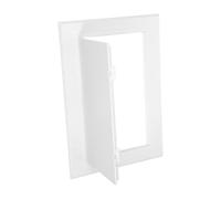 CALLARON Cubierta de Mantenimiento para Panel de Acceso de Pared, Tapa de Trampilla de Yeso Abs Resistente de 150x200 Mm, Panel Decorativo para Techo y Reparación Fácil