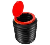 CALLARON Cubo de Agua Portátil de 4l para Acampar y Pescar, Plegable Plástico con Tapa y Asa, Diseño Rectangular Ahorra Espacio y Facilita el Transporte