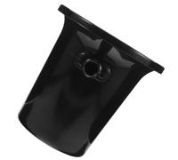 CALLARON Cubo de Hielo para Vino Negro Redondo de PP Doble Asa, Escupidera Occidental para Cata de Vinos, Suministros para Bar y Fiesta, Balde Frío Resistente y Portátil