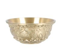 CALLARON Cuenco Cornucopia de Cobre Puro, Adorno Decorativo para Oficina y Hogar, Estatua Pequeña Clásico Dorado, Obsequio Creativo para Fiesta y Escritorio