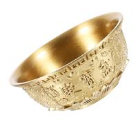 CALLARON Cuerno Abundancia en Latón Dorado, Cuenco Decorativo para Ofrendas y Regalos de Festival, Adorno Vintage para Mesa y Decoración Feng Shui Estilo Aleatorio