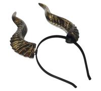 CALLARON Diadema de Cuernos Demoníacos Ajustable DIY para Halloween Fiesta Disfraces Accesorios Creativos para Cosplay y Decoración Temática