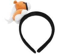 CALLARON Diadema de dibujos animados del año del caballo sombreros de felpa para fiesta diadema de fiesta de caballos accesorios para el cabello