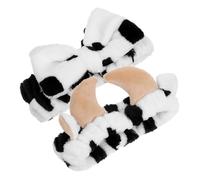 CALLARON Diadema de Vaca 2 Piezas Lazo para Lavarse la Cara Diademas para Mujeres Ajustable Lavable Accesorios Cuidado para Maquillaje y Spa