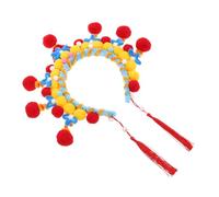 CALLARON Diadema Giratoria Ópera De Pekín Clásica Diadema Cultural Con Máscaras De Ópera Para Mujeres Niñas y Representaciones Teatrales