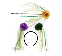 CALLARON Diadema Infantil con Varita Mágica Colorida para Fiesta y Cosplay Accesorios Festivos