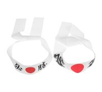 CALLARON Diadema Ninja Japonesa Hachimaki De Poliéster Transpirable Para Chefs y Artes Marciales, Diadema Samurái Unisex Para Cocina y Disfraces, Pack 2 Unidades