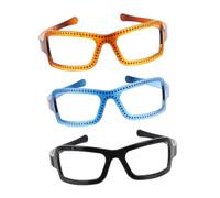 CALLARON Diademas Creativas para Gafas 3 Piezas Talla Única Diadema Duradera para Mujer Chica Decoración de Cabeza Accesorio Tocado Femenino Uso Diario