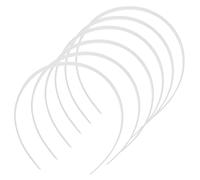 CALLARON Diademas de Niñas y Accesorio Cabello, 12 Unidades, Diademas Finas de Plástico Liso para Manualidades, DIY, Uso Diario, Ocasiones Obsequios, Boda y Escuela