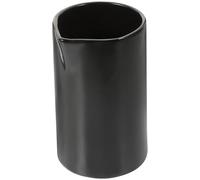 CALLARON Dispensador de Leche Cerámico Mate Negro, Mini Tetera de Café con Boquilla Vertedora, Jarra para Servir Salsas y Aderezos, Práctica Jarra de Cocina para Hogar y Restaurante,